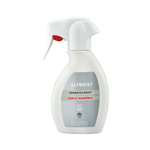 Altruist Family Sunspray SPF 50 - rodzinny spray przeciwsłoneczny do ciała, 250 ml