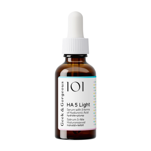 Geek & Gorgeous HA 5 Light - nawilżające serum z kwasem hialuronowym, 30 ml