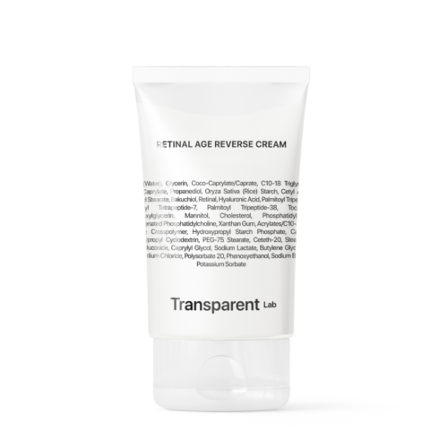Transparent Lab Retinal Age Reverse Cream - przeciwstarzeniowy krem z retinalem, 50 ml