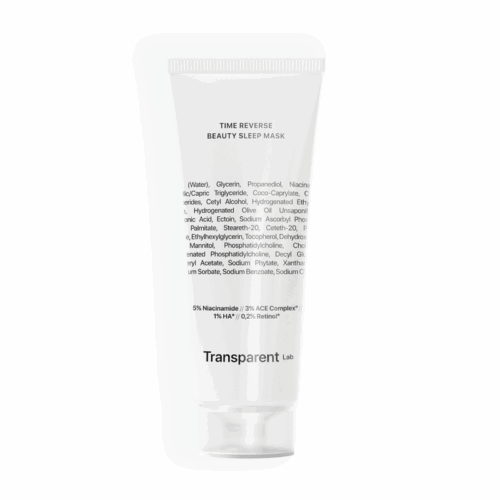 Transparent Lab Time Reverse Beauty Sleep Mask - przeciwstarzeniowa maska na noc z retinolem, 75 ml