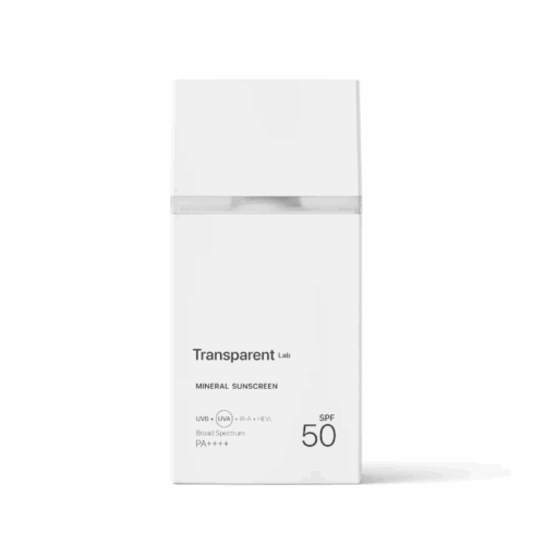 *OUTLET Transparent Lab Mineral Sunscreen – mineralny krem z filtrem SPF 50, 100 ml