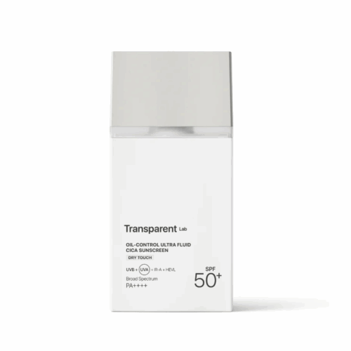 Transparent Lab Oil Control Ultra Fluid Cica Sunscreen – matujący krem SPF 50, 100 ml