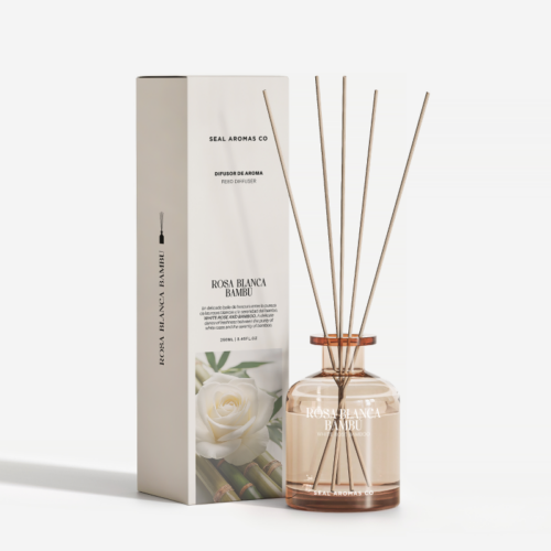 Seal Aromas Co Origins White Rose & Bamboo - dyfuzor zapachowy, 250 ml