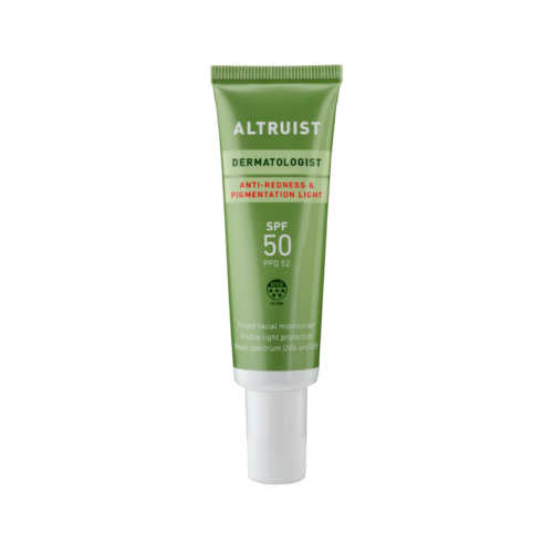 Altruist Anti-Redness & Pigmentation Light SPF 50 - krem przeciwsłoneczny korygujący zaczerwienienia, 30 ml