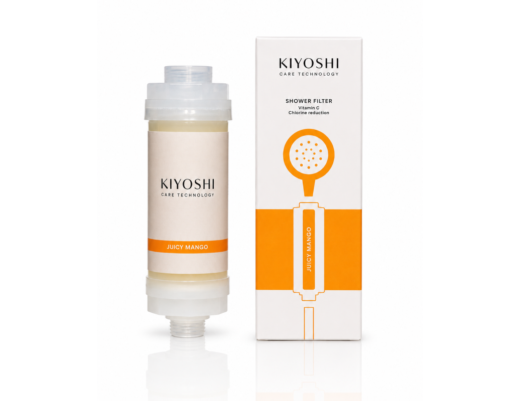 Kiyoshi Juicy Mango – filtr prysznicowy z witaminą C o zapachu soczystego mango 2 Filtr prysznicowy z witaminą C Juicy Mango
